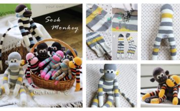 DIY Cute Sock Monkey Puppet