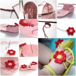 DIY Flower Power Baby Sandals