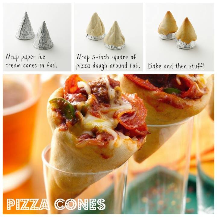 DIY Pizza Cones