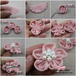 DIY nice fabric flower hair clip-00-00