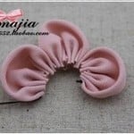 DIY nice fabric flower hair clip-00-04