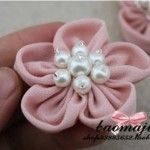 DIY nice fabric flower hair clip-00-09