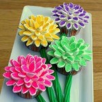 How to make Marshmallow Flower Cupcakes