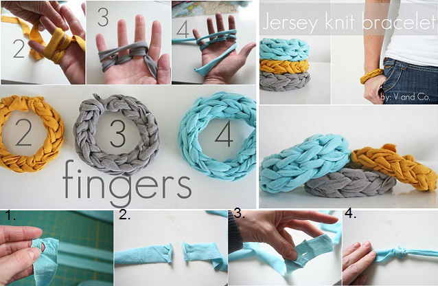 Jersey-Finger-Knitted-Bracelets-DIY-0-0