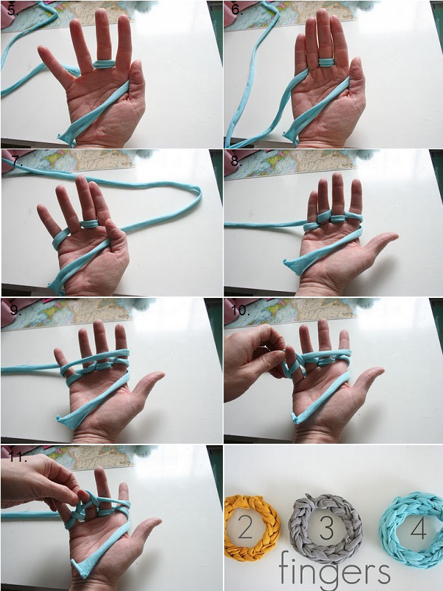 Jersey-Finger-Knitted-Bracelets-DIY-0-1