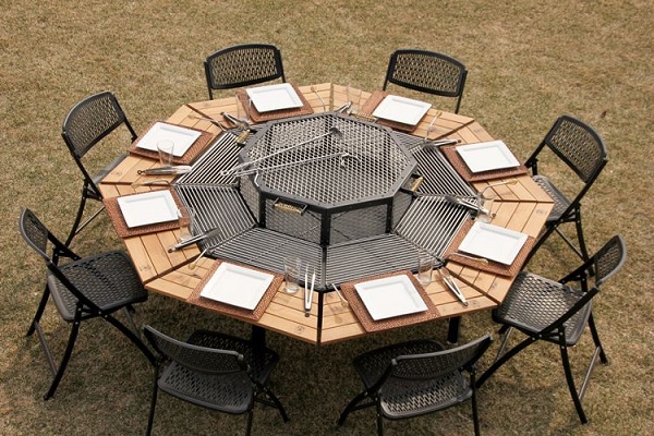 Amazing 3-in-1 BBQ Table