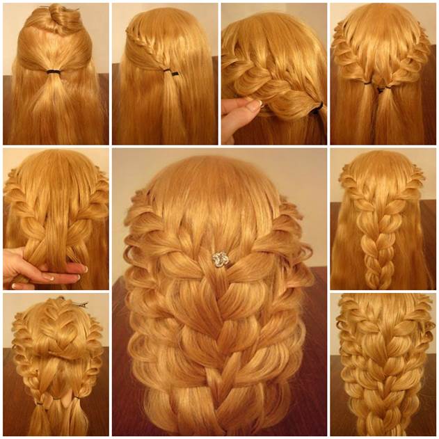 DIY Delicate Braided Hairstyle