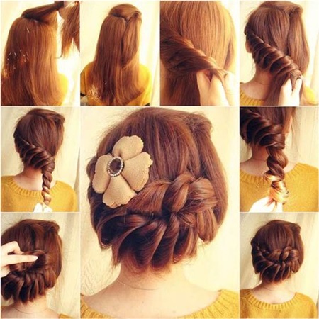 DIY Elegant Braided Hairstyle