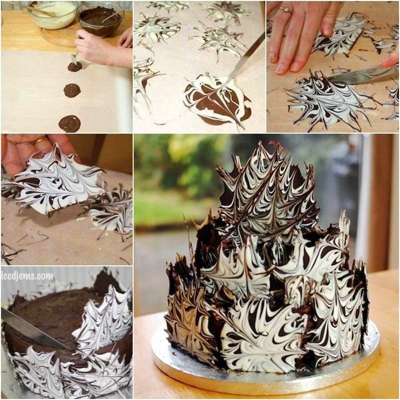 DIY Marble Chocolate Cake