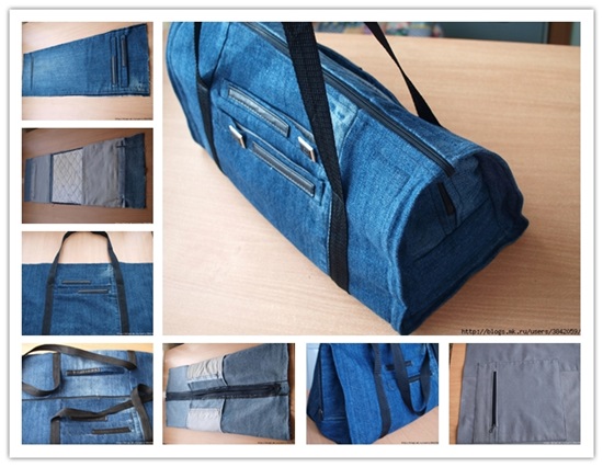 DIY Recycled Jeans Bag