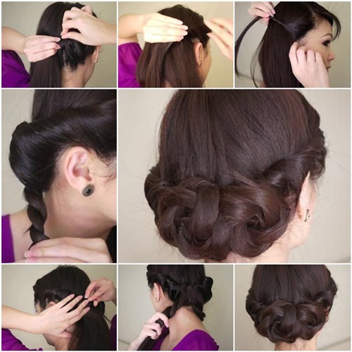 Easy Updos For Short Hair Diy