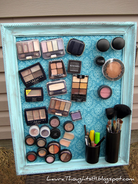 DIY Make Makeup Magnet Board