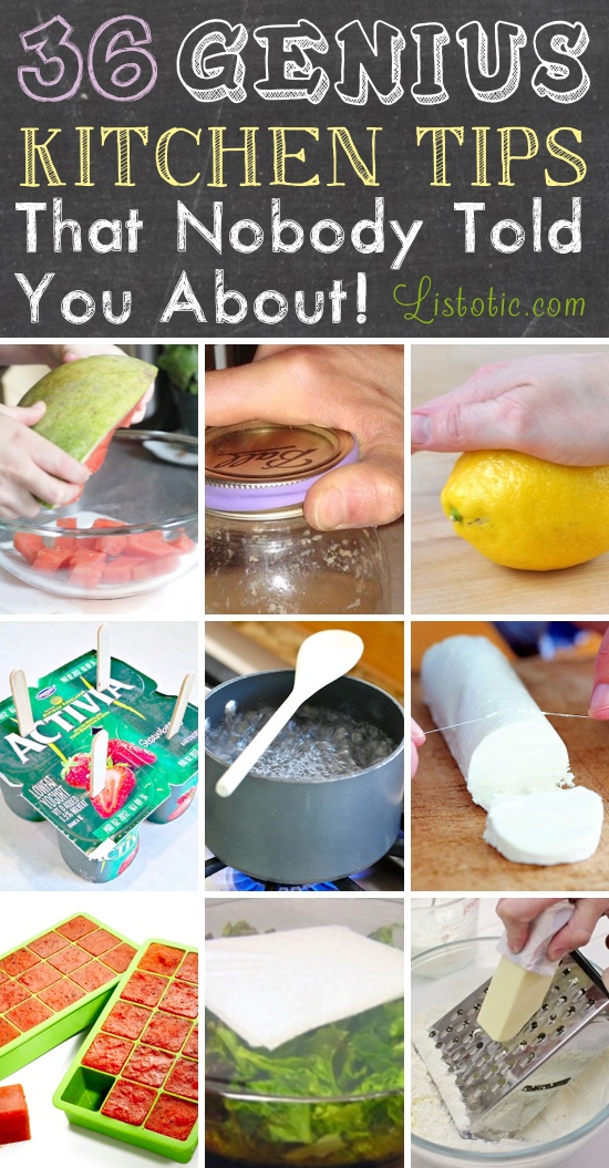 36 Kitchen Tips and Tricks That Nobody Told You About