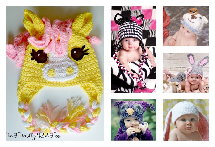40 Crochet Animal Hat Patterns