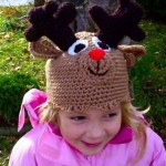 Animal Hat Crochet Patterns Reindeer
