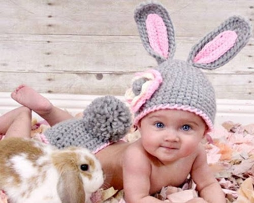 Animal Hat Crochet Patterns-bunny-1