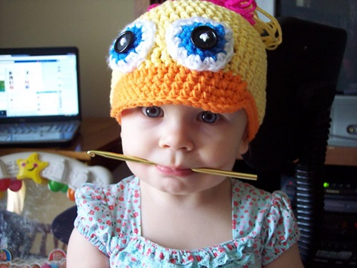 Animal Hat Crochet Patterns-duck