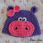 Animal Hat Crochet Patterns-frog-hippo