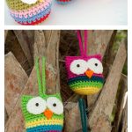 Crochet Owl Ornament Free Pattern