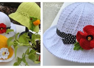 DIY Crochet Cute Hats with Free Pattern