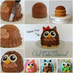 DIY Cute Owl Cake