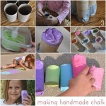 DIY Handmade Sidewalk Chalk