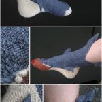DIY Make Shark Slipper Socks