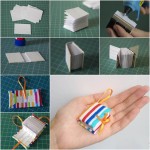 DIY Mini Diary Book Keychain