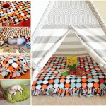 DIY No Sew Pets Bed or Floor Pillow