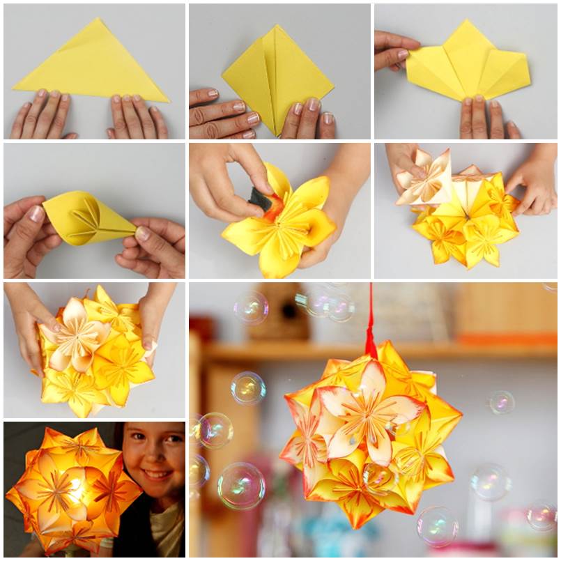 origami kusudama