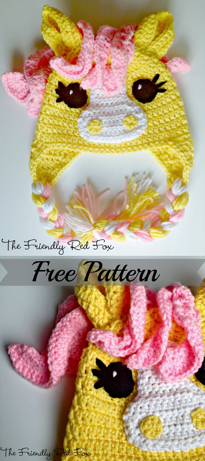 Free Little Pony Crochet Hat Pattern