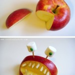 Halloween-Snack-Ideas-apple-monster