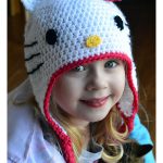 Hello Kitty Hat Free Crochet Pattern