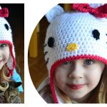 Hello Kitty Hat Free Crochet Pattern
