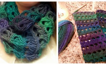 How to Crochet Pretty Broomstick Lace Scarf