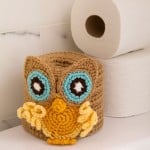 Owl Toilet Roll Cover