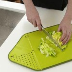 Slice, chop & drain with a Foldable Chopping Board-1