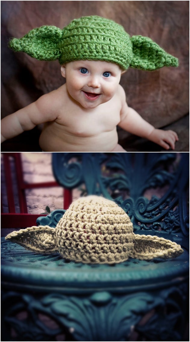 Yoda baby hat-1