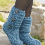 diy-8-knitted-crochet-slipper-boots-free-patterns-2