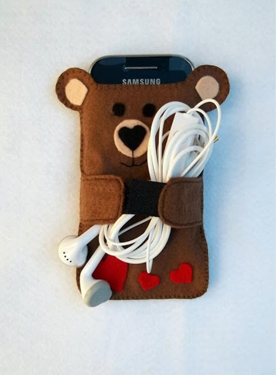 DIY Cute Felt Cell Phone Case
