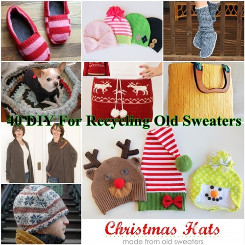 40 Easy And Cuddly DIY Ideas For Recycling Old Sweaters