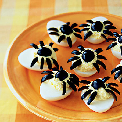halloween snack Spooky spider eggs