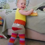 DIY Knit Monster Pants With Patterns