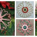 DIY Candy Cane Christmas Wreath