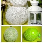 DIY Snowman Decor Made of Yarn