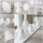 Paper Doilies Christmas Tree