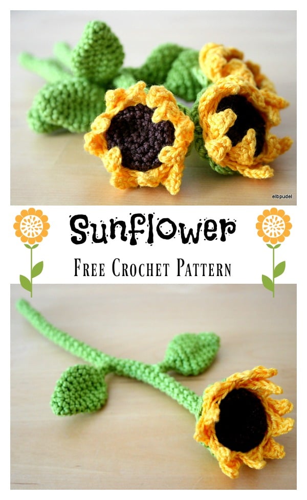 Sunflower Free Crochet Pattern