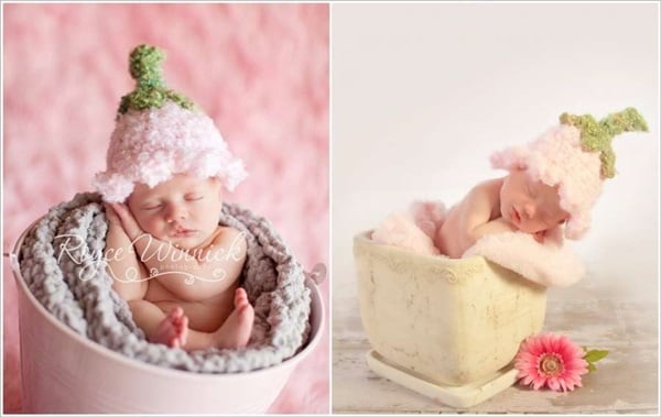 Crochet Baby Bluebell Hats