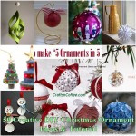 50 Creative DIY Christmas Ornament Ideas and Tutorial