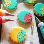 Brush Embroidery Cookie